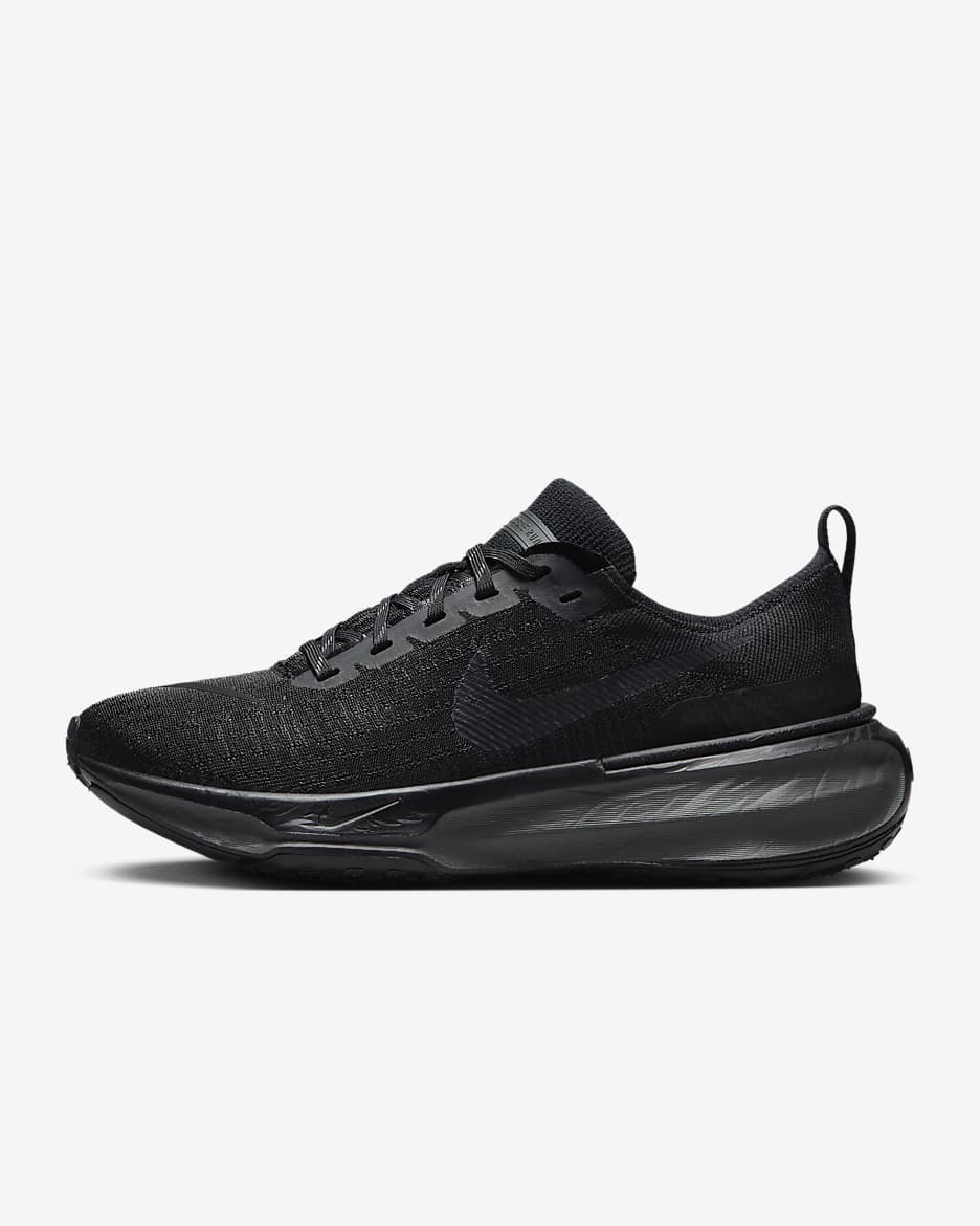 Black nike track shoes best sale